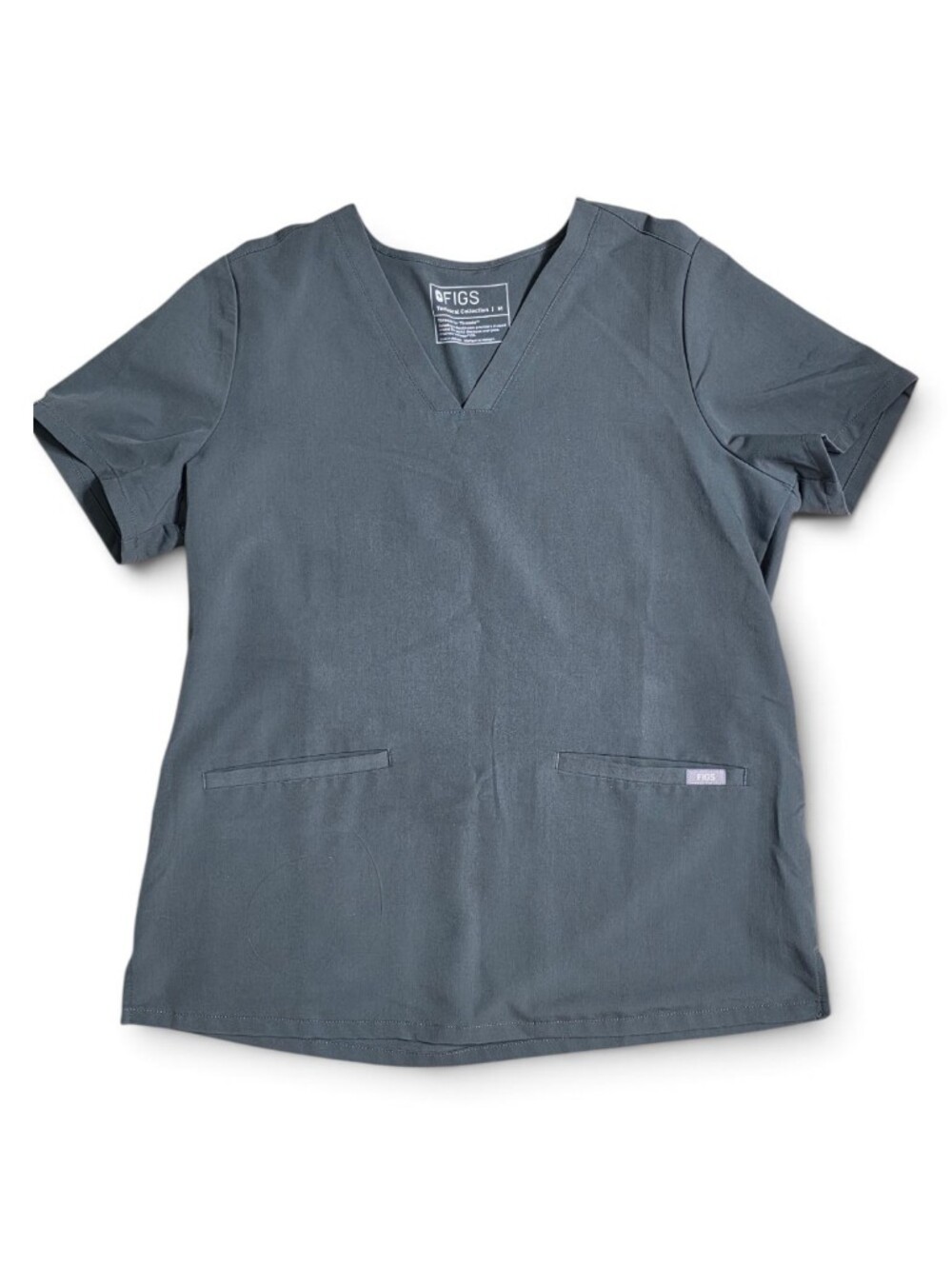 Figs V Neck Scrub Top Size Medium